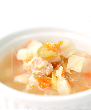 POCHI 5種の野菜と鶏肉のスープ 100g